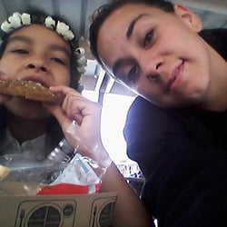 Me && nati ...dont mind my au nautural look