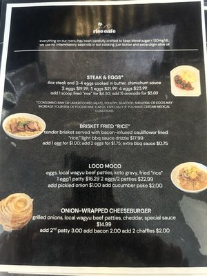 Menu photo 3 Rise Cafe Honolulu, HI Menu photo 3 Rise Cafe Honolulu, HI