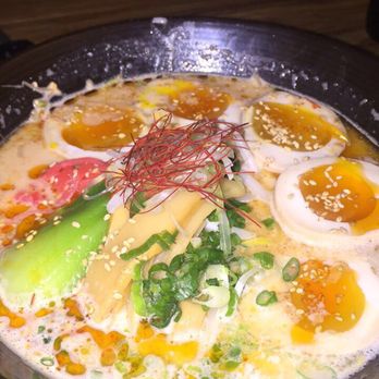 Tokio - Cremoso Diablo (no pork extra eggs) - Ramen Near Me - Denver, Colorado Tokio - Cremoso Diablo (no pork extra eggs) - Ramen Near Me - Denver, Colorado
