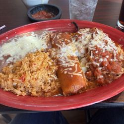 Casa Luna Mexican Grill - Tamale and chili relleno
