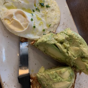 First Watch - Avocado toast with basted egg - Breakfast & Brunch Near Me - Bentonville, Arkansas