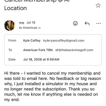 The Back Nine Golf - American Fork - More ignored emails. - Golf Near Me - American Fork, Utah The Back Nine Golf - American Fork - More ignored emails. - Golf Near Me - American Fork, Utah