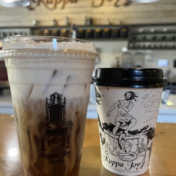 Kuppa Joy Coffee House - Cold brew with cold foam and a medium Hallelujah - Coffee & Tea Near Me - Fresno, California Kuppa Joy Coffee House - Cold brew with cold foam and a medium Hallelujah - Coffee & Tea Near Me - Fresno, California