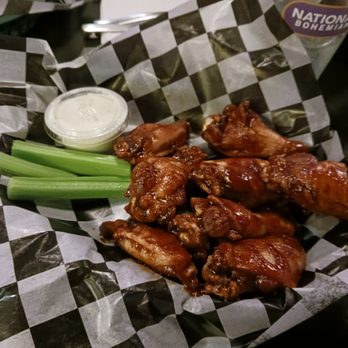 Swallow At the Hollow - Ghost honey chicken wings with celery and ranch. - New American Near Me - Baltimore, Maryland Swallow At the Hollow - Ghost honey chicken wings with celery and ranch. - New American Near Me - Baltimore, Maryland