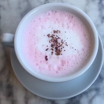 Cafe Sheera - Egyptian Rose Latte - Cafes Near Me - Beverly Hills, California