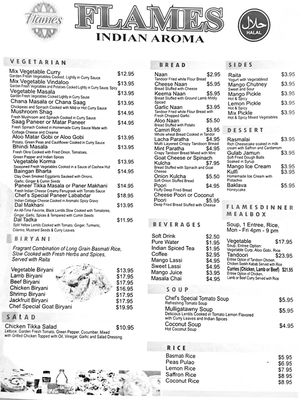 Menu photo 3 Flames Indian Aroma New York, NY Menu photo 3 Flames Indian Aroma New York, NY