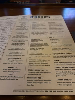Menu photo 5 O'Hara's Food & Spirits Newton, MA