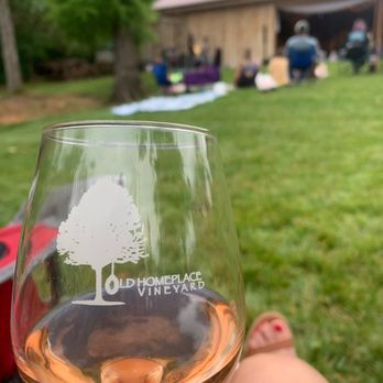 Old Homeplace Vineyard - Tire swing rosé - Wine Tasting Room Near Me - Winston-Salem, North Carolina