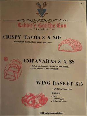 Menu photo 2 Rabbit's Got the Gun Houston, TX Menu photo 2 Rabbit's Got the Gun Houston, TX