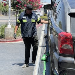 Ceres Pro Tow - Austin towing my grandsons car.