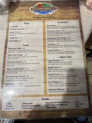 Menu photo 8 Countryside Cafe Keaau, HI