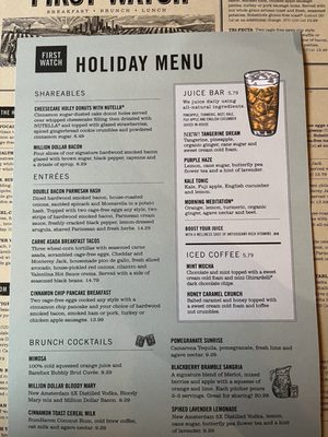 Menu photo 5 First Watch Indianapolis, IN