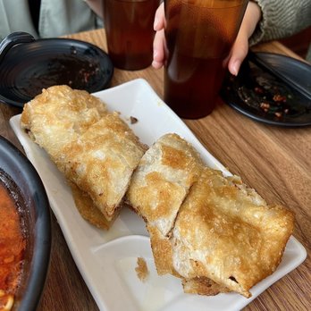 Lao Wu Authentic Shanghai Dumpling - A8. Beef Scallion Pancake Wrap - Shanghainese Near Me - Edison, New Jersey