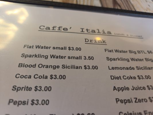 Menu photo 4 Caffe Italia Pasadena, CA Menu photo 4 Caffe Italia Pasadena, CA