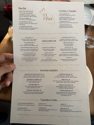 Menu photo 7 El Fish Marisquería New York, NY