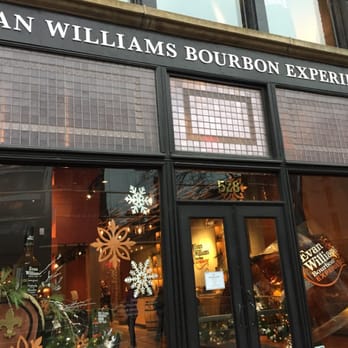 Evan Williams Bourbon Experience - Fun fact: the square glass above the door is the original glass the building was built with! - Tours Near Me - Louisville, Kentucky Evan Williams Bourbon Experience - Fun fact: the square glass above the door is the original glass the building was built with! - Tours Near Me - Louisville, Kentucky