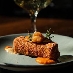 Copper Vine Restaurant - Pork belly appetizer