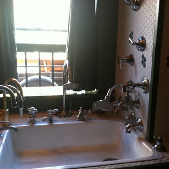Olympic Club Pub - Faucets in women's restroom. - American Near Me - Centralia, Washington Olympic Club Pub - Faucets in women's restroom. - American Near Me - Centralia, Washington