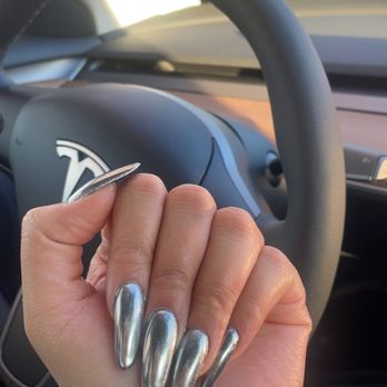 Venice Nails & Spa - Chrome gel x-tensions by Jay - Nail Salons Near Me - Sugar Land, Texas Venice Nails & Spa - Chrome gel x-tensions by Jay - Nail Salons Near Me - Sugar Land, Texas