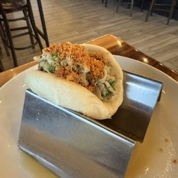 Ola Brew - Hilo - Lions Mane 'Lobster' Roll (vegetarian) Bao - Brewpubs Near Me - Hilo, Hawaii Ola Brew - Hilo - Lions Mane 'Lobster' Roll (vegetarian) Bao - Brewpubs Near Me - Hilo, Hawaii