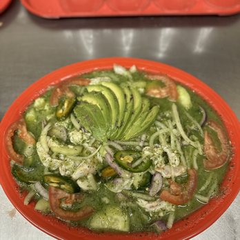 La Sierra - a bowl of soup with avocado and tomatoes - Mexican Near Me - Forest Grove, Oregon La Sierra - a bowl of soup with avocado and tomatoes - Mexican Near Me - Forest Grove, Oregon