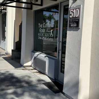 The Cutting Edge Brea - Storefront view along Brea Blvd - Hair Salons Near Me - Brea, California