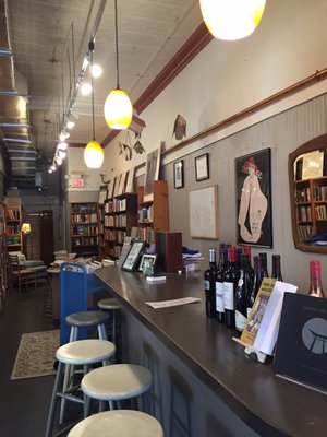 The Bookstore and Get Lit Wine Bar by null