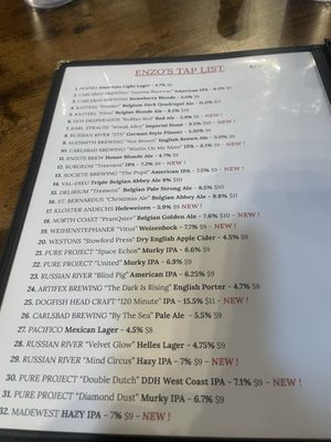 Menu photo 3 Enzo's BBQ & Ale House Encinitas, CA Menu photo 3 Enzo's BBQ & Ale House Encinitas, CA