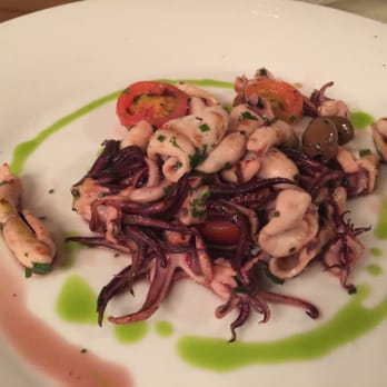 Pasta Fresca - Baby Octopus & Calamari - Italian Near Me - Prague, Puerto Rico