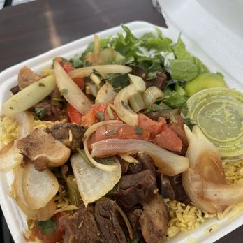Banadir Somali Restaurant - Rice and Lamb Lunch - Somali Near Me - Inglewood, California Banadir Somali Restaurant - Rice and Lamb Lunch - Somali Near Me - Inglewood, California