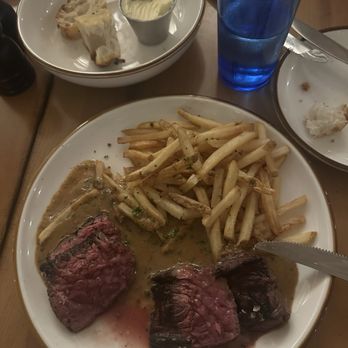 Good Neighbor - Steak frites - cooked rare - American Near Me - Sacramento, California Good Neighbor - Steak frites - cooked rare - American Near Me - Sacramento, California