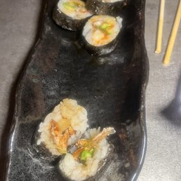 Spider roll before we devoured it Spider roll before we devoured it