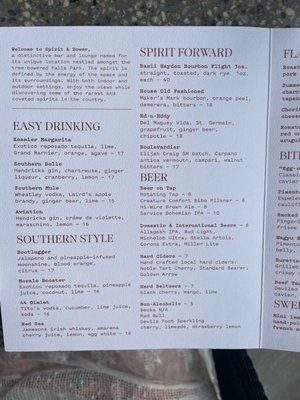 Menu photo 6 Spirit & Bower Greenville, SC Menu photo 6 Spirit & Bower Greenville, SC