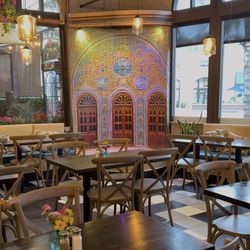 Bistro Kabob - Our new stage inspired by Golestan Palace in Iran, designed by the owner.
