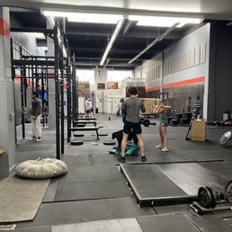 Main workout area and OLY platforms Main workout area and OLY platforms