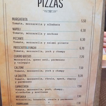 La Saletta - Pizza - Too bad we were pizza-ed out! - Italian Near Me - Madrid, M