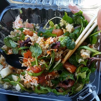 Ahipoki - Ate half my bowl before taking this picture. Size large with tuna, salmon, and albacore - Seafood Near Me - Temple City, California