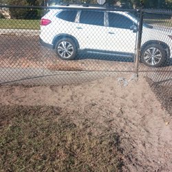 Dade City Dog Park - All the corners seem to have burns like Motocross tracks