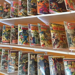 A small part of Mammoth Comics massive wall of comics ... A small part of Mammoth Comics massive wall of comics ...