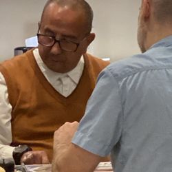 Teagle Optometry - Raul working hard