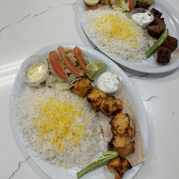 Lamb Kabob Plate