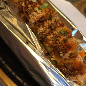 Sima - Firecracker roll, they set the skillet on fire underneath and it's so cool! - Japanese Near Me - Kettering, Ohio