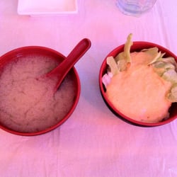 Sake Sushi - Miso Soup & Salad