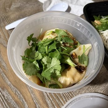 Pandan Thai Street Eats - Hot Chili Oil Dumplings - Thai Near Me - Burleson, Texas