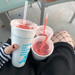 Strawberry limeade smoothie
