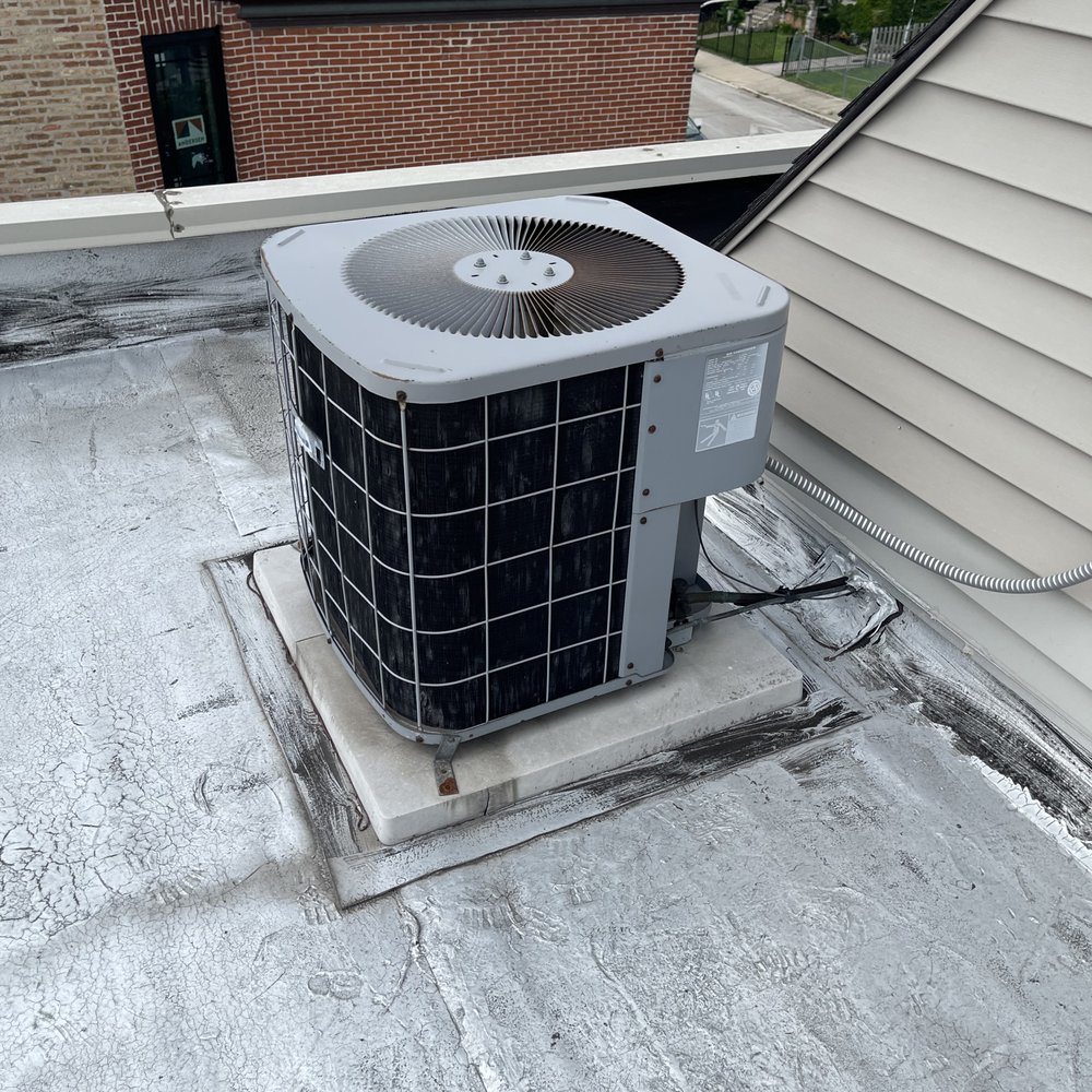 Besco Air Inc. Heating & Cooling - Old AC Condenser - Heating & Air Conditioning/HVAC Near Me - Chicago, Illinois Besco Air Inc. Heating & Cooling - Old AC Condenser - Heating & Air Conditioning/HVAC Near Me - Chicago, Illinois