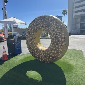Siegel's Bagelmania - Outside Bagel Display - Delis Near Me - Las Vegas, Nevada