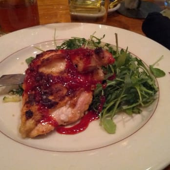 The Berghoff Restaurant - Spiced chicken with arugula and quinoa. Tender and delicious - Bars Near Me - Chicago, Illinois