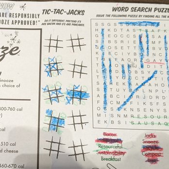 Snooze, an A.M. Eatery - this makes me sick... on a kids menu... - Breakfast & Brunch Near Me - Tustin, California Snooze, an A.M. Eatery - this makes me sick... on a kids menu... - Breakfast & Brunch Near Me - Tustin, California
