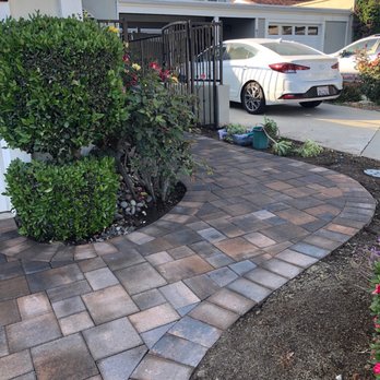 CPF Masonry - New path from drive to front door. Soil ready for landscaping - Masonry/Concrete Near Me - Thousand Oaks , California